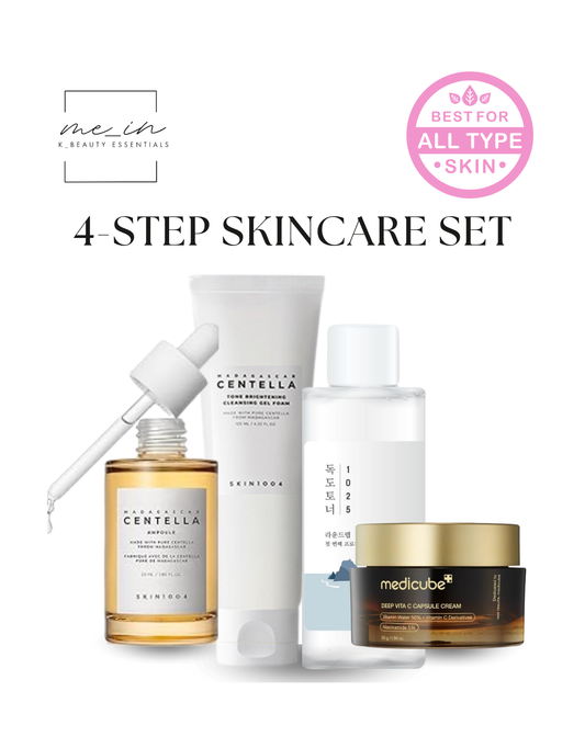4 Step Skincare Routine - ALL SKIN TYPES
