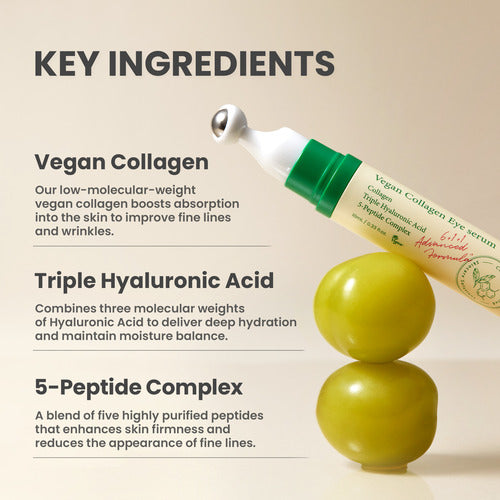 AXIS-Y Vegan Collagen Eye Serum Key ingredients