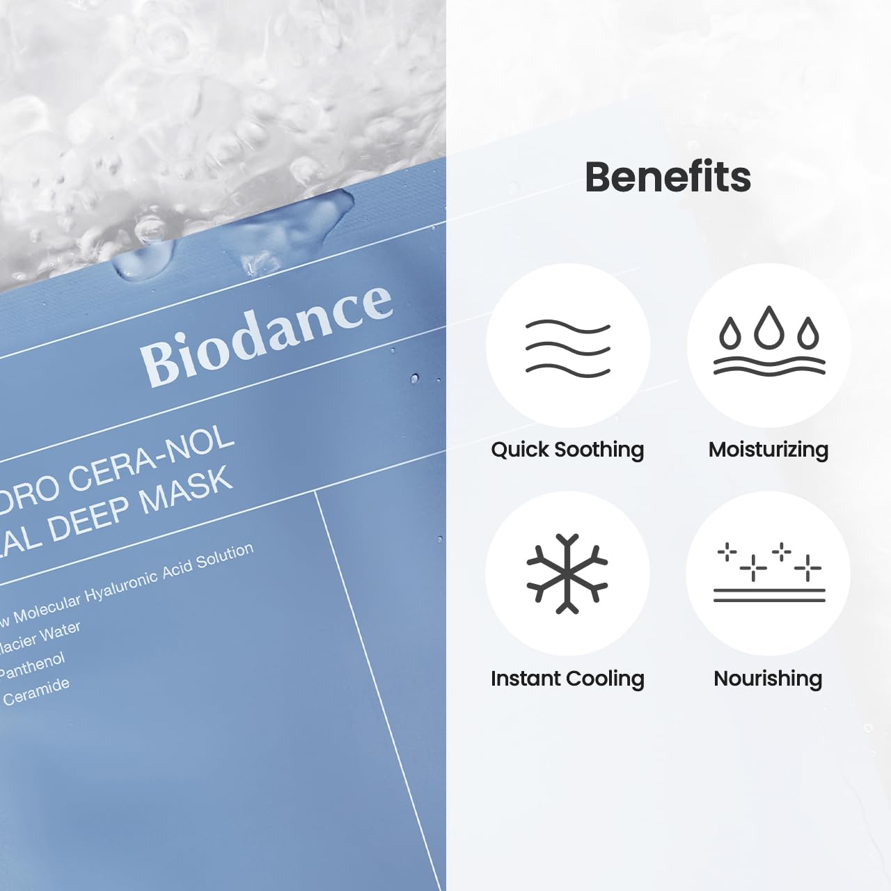 BIODANCE Hydro Cera-Nol Real Deep Mask Benefits