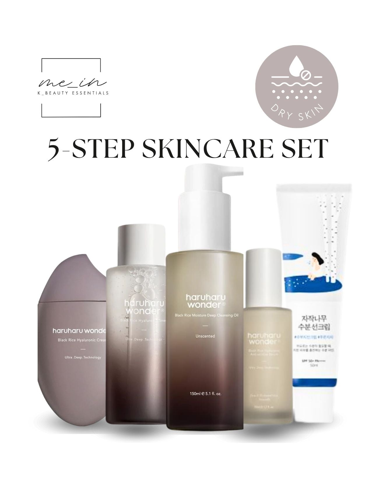5 Step Skincare Routine - DRY SKIN