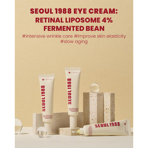 K-SECRET SEOUL 1988 Eye Cream: Retinal Liposome 4% + Fermented Bean