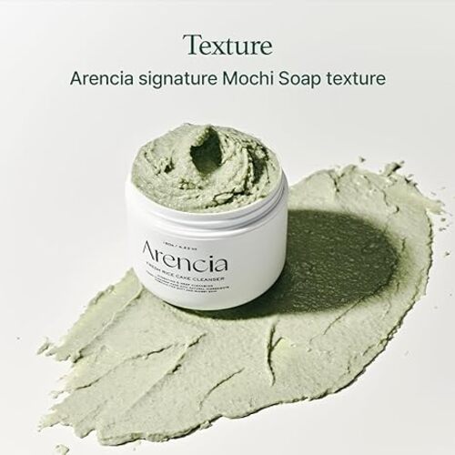 Arencia Fresh Green Rice Mochi Cleanser Texture