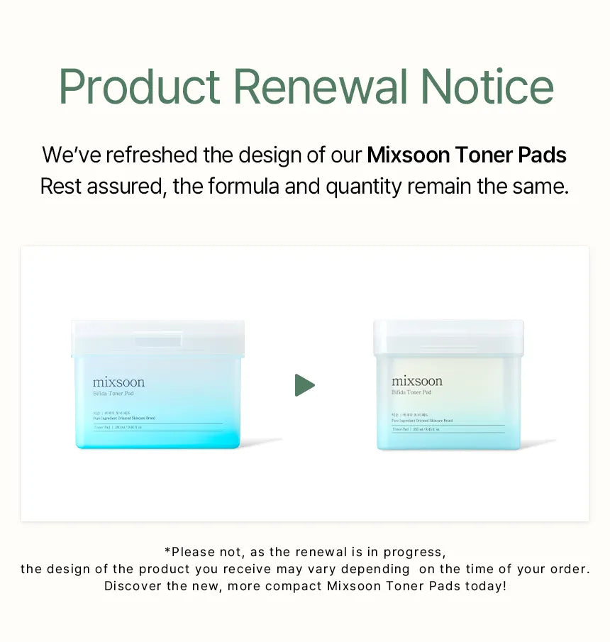 mixsoon - Bifida Toner Pad 120 sheets