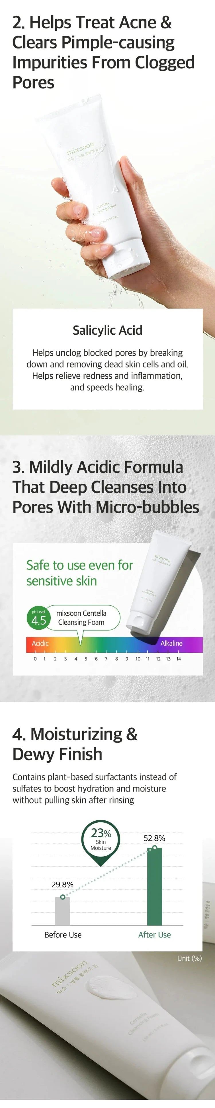 mixsoon Centella Cleansing Foam 150ml