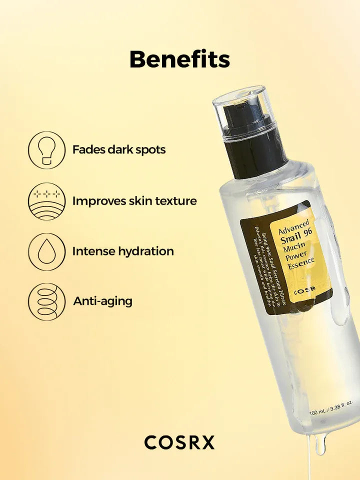 COSRX - Advanced Snail 96 Mucin Power Essence Benefits