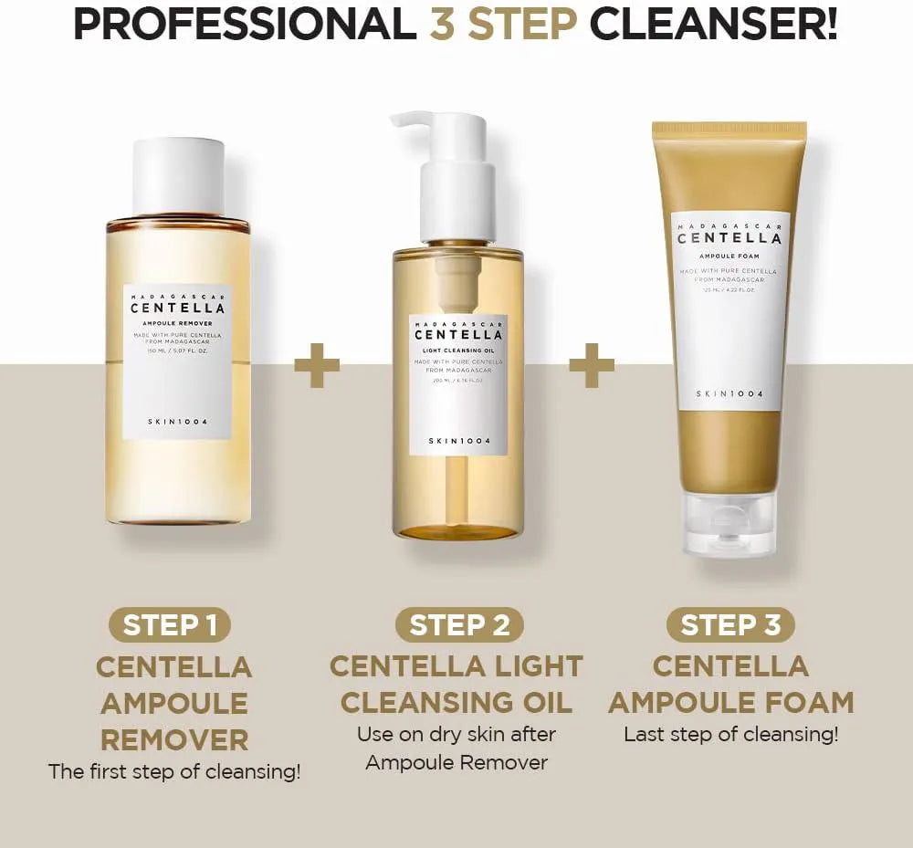 SKIN1004 Madagascar Centella 3 step cleanser