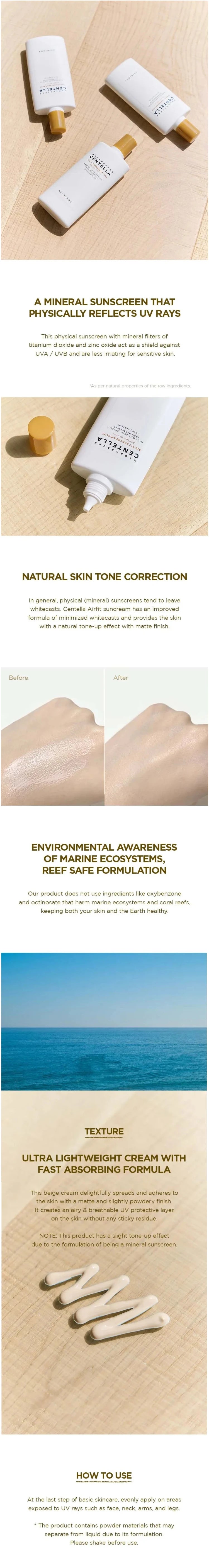 SKIN1004 Madagascar Centella Air-Fit Suncream Plus SPF50 Image description