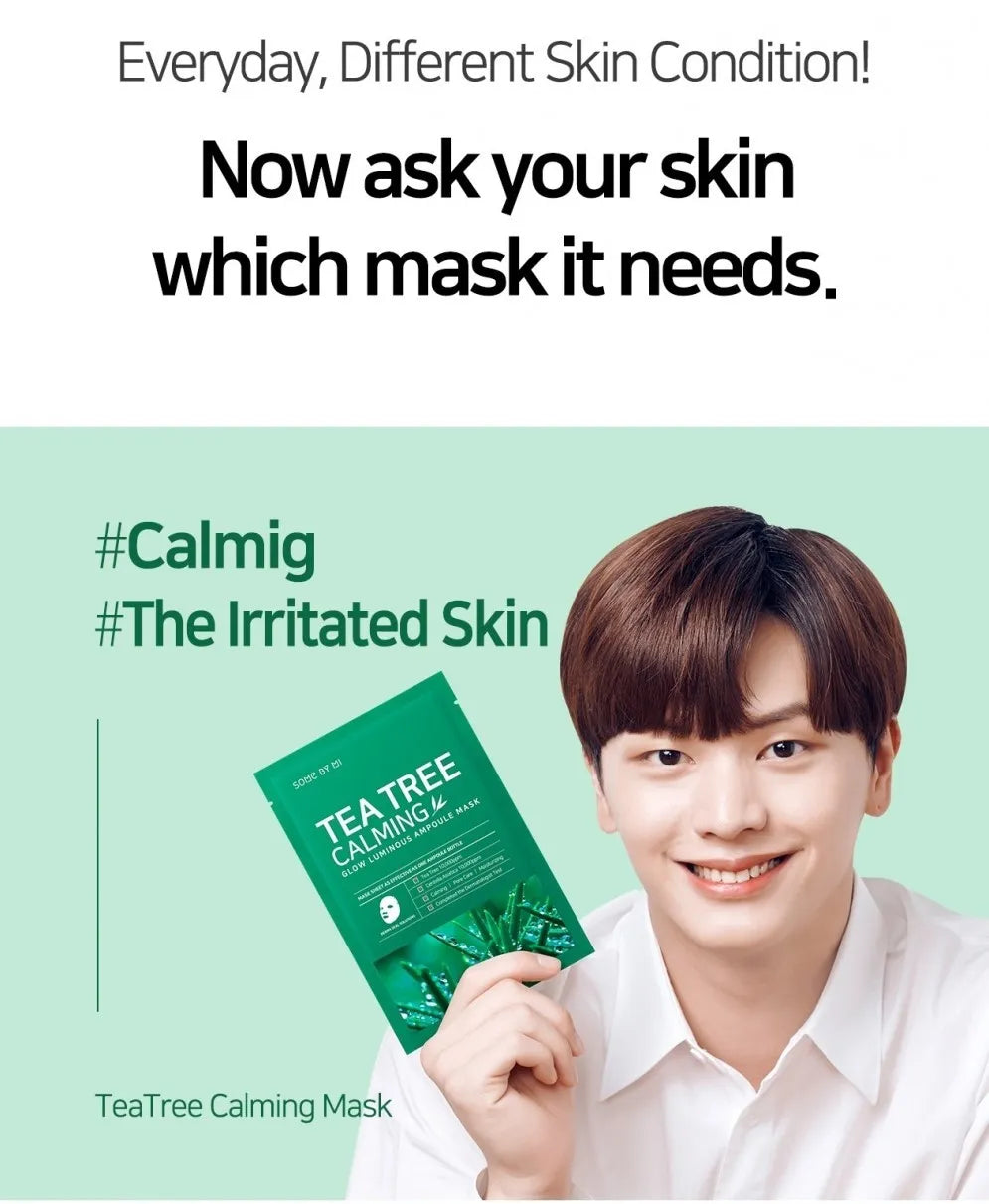 SOME BY MI - Team Tree Calming Mask Sheet Image Description