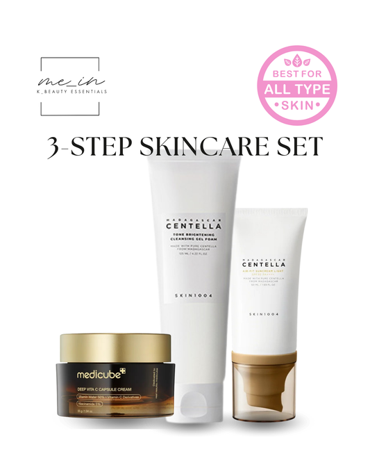 3 Step Skincare Routine - ALL SKIN TYPES