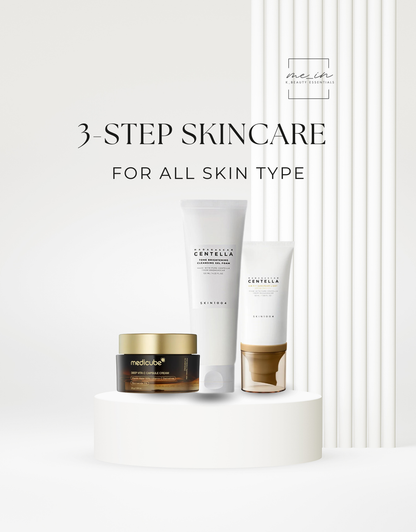 3 Step Skincare Routine - ALL SKIN TYPES