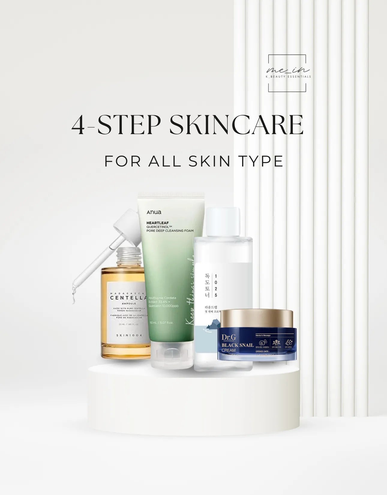 Mein Kbeauty - 4 step skincare set for all skin types