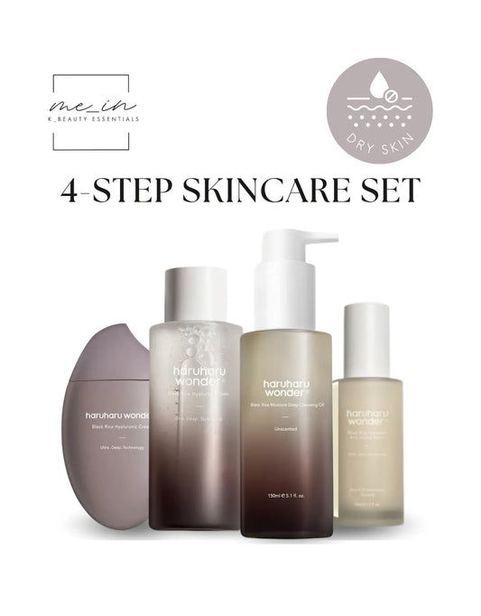 Mein Kbeauty - 4 step skincare routine set for dry skin