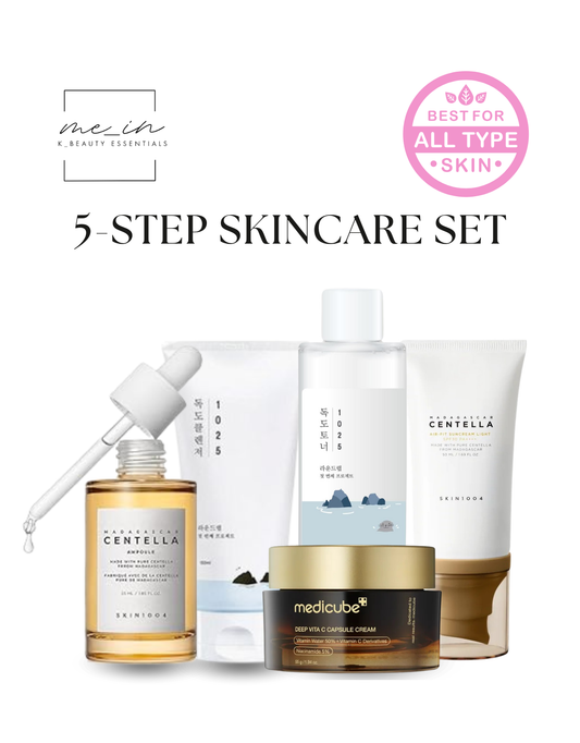5 Step Skincare Routine - ALL SKIN TYPES