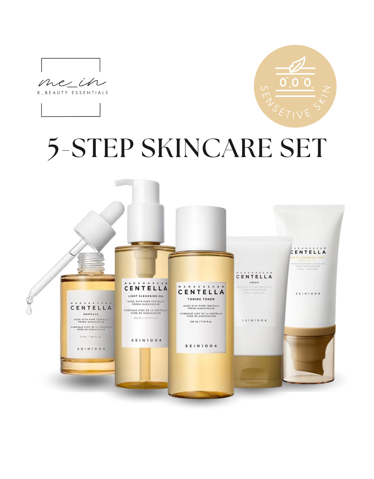 5 Step Skincare Routine - SENSITIVE SKIN
