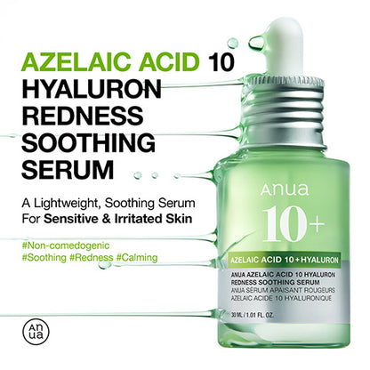ANUA - Azelac Acid 10+ Hyaluron Redness Soothing Serum
