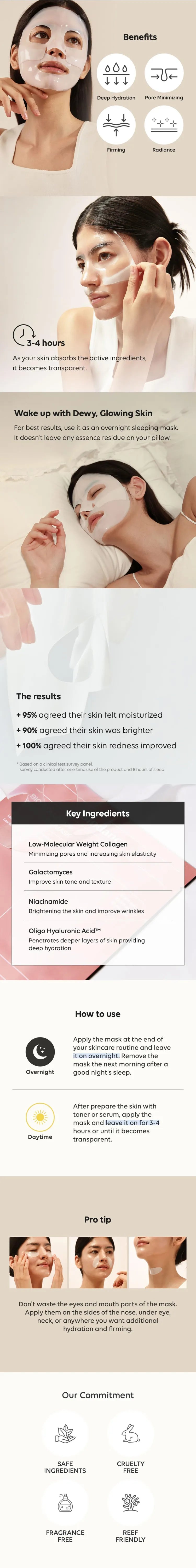 BIODANCE Bio-Collagen Real Deep Mask Image description
