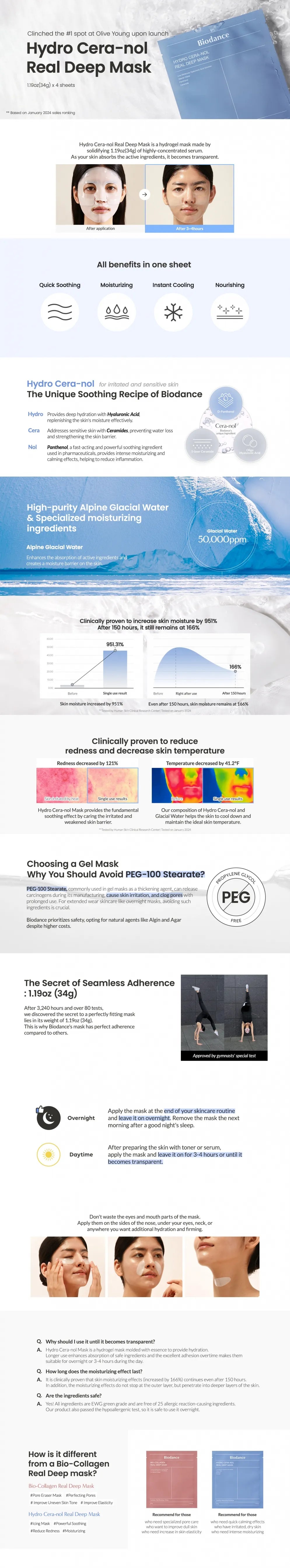 BIODANCE Hydro Cera-Nol Real Deep Mask Image description