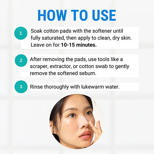 [Jumiso] Blackhead Melting Softener & Cotton Pad Set