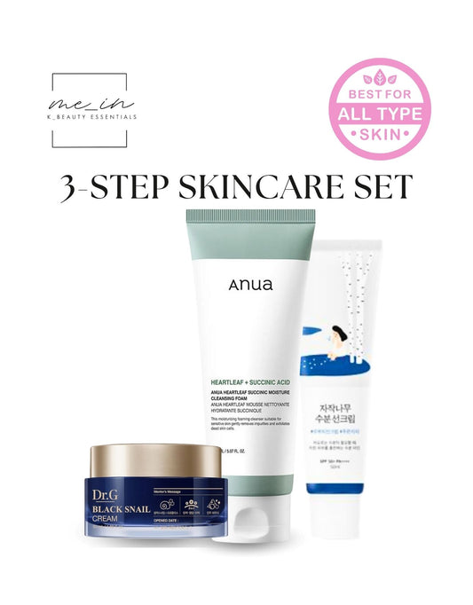 3 Step Skincare Routine - ALL SKIN TYPES