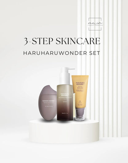 Mein Kbeauty - 3 Step Skincare Routine for Dry Skin haruharu wonder set