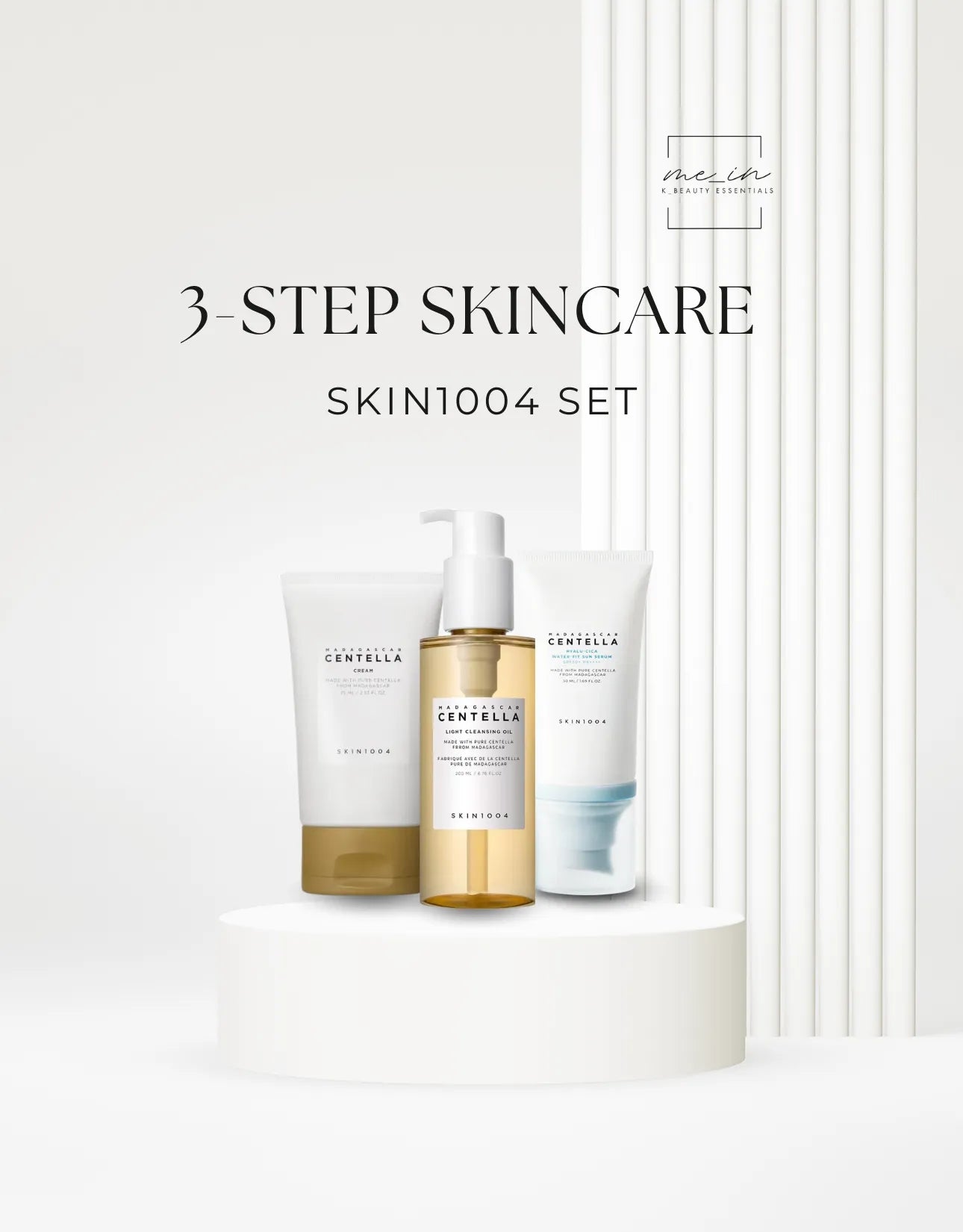 Mein Kbeauty - 3 step skincare set for sensitive skin