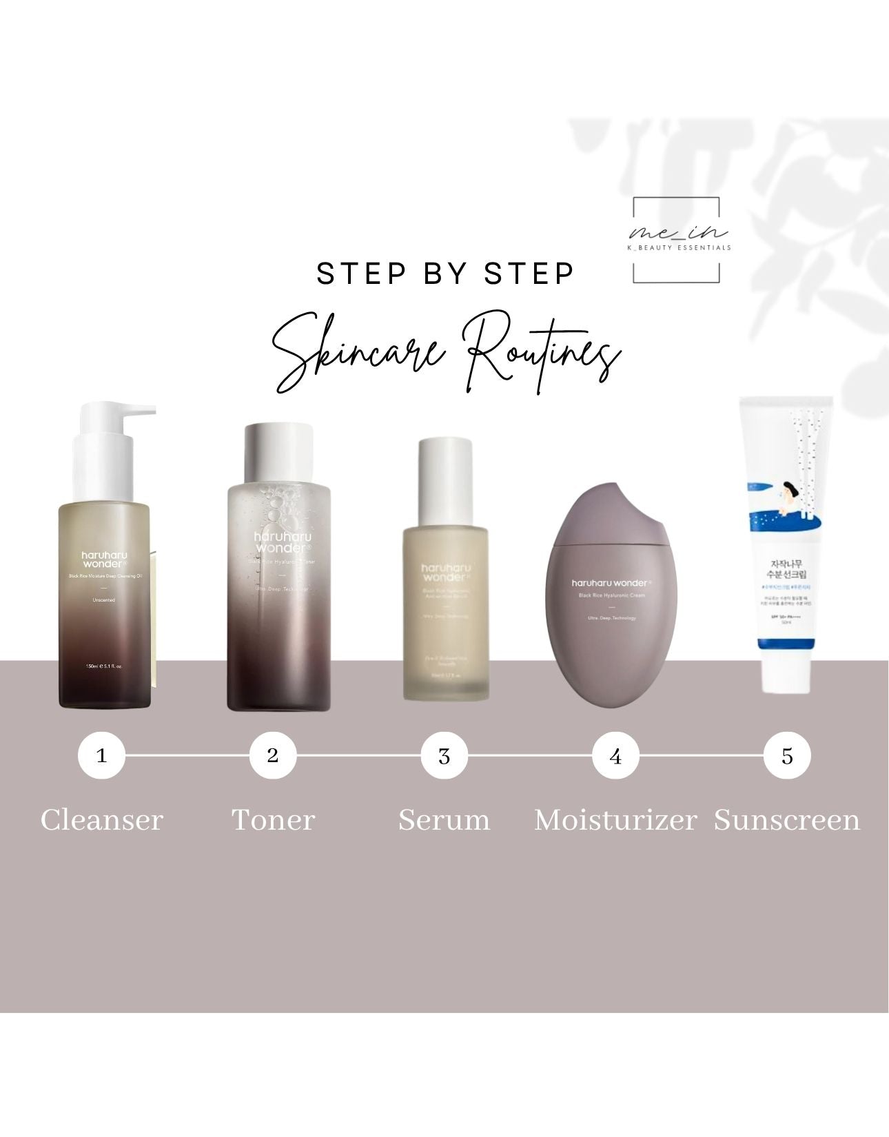 5 Step Skincare Routine - DRY SKIN