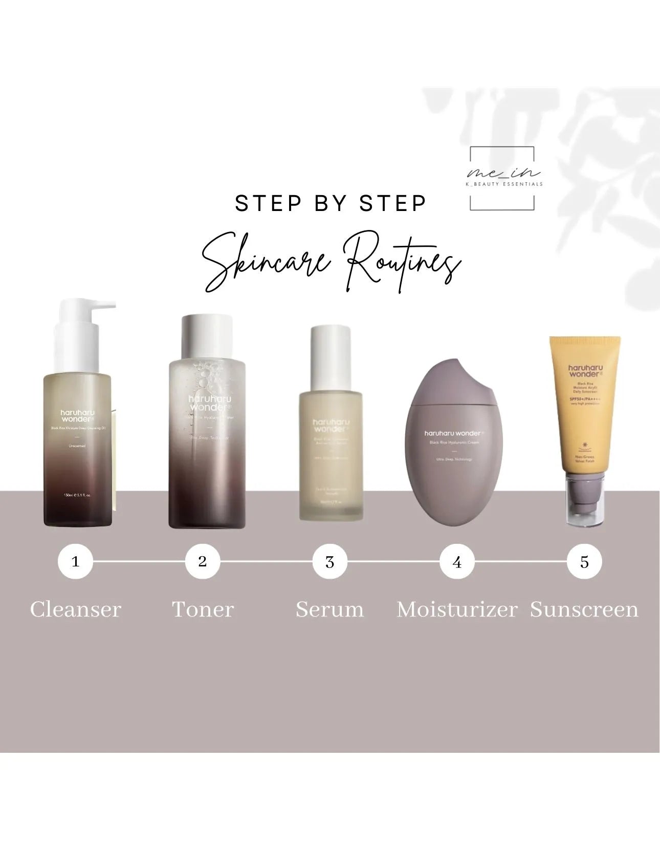 Mein Kbeauty - 5 Step Skincare Routine for Dry Skin step by step