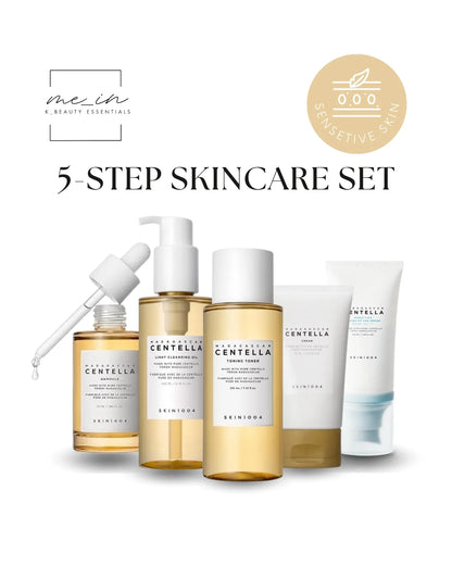 Mein Kbeauty - 5 step skincare routine set for sensitive skin