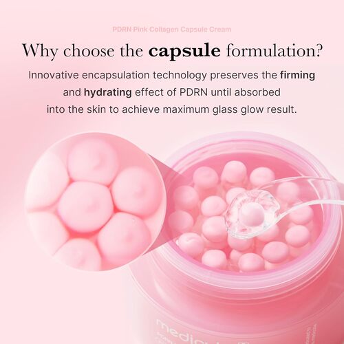 Medicube - PDRN Pink Collagen Capsule Cream- Why choose the capsule formulation?