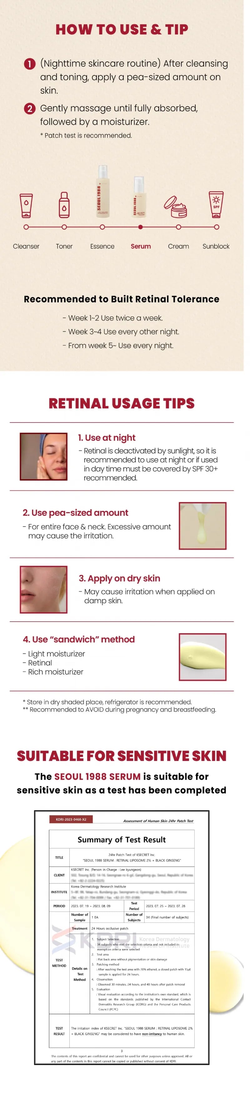 K-SECRET SEOUL 1988 Serum: Retional Liposome 2% + Black Ginseng