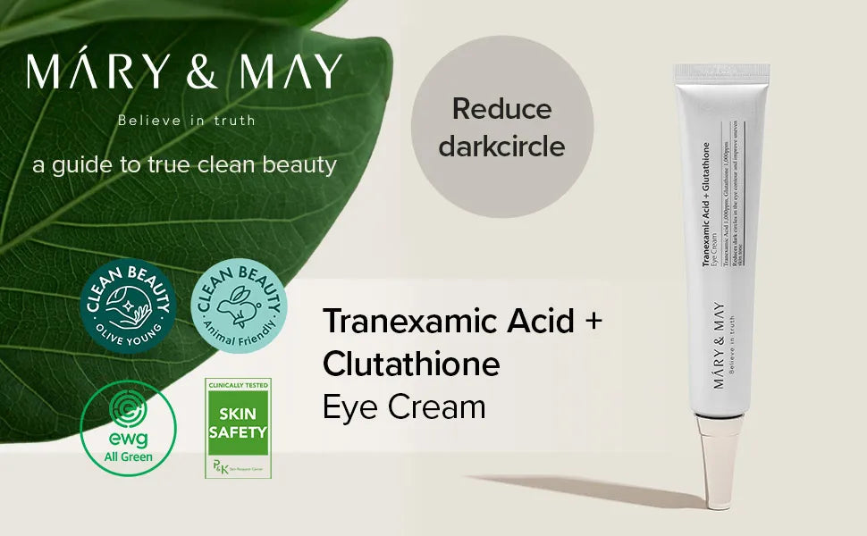 Mary & May - Tranexamic Acid+ Glutathion Eye Cream Reduce Darkcircle