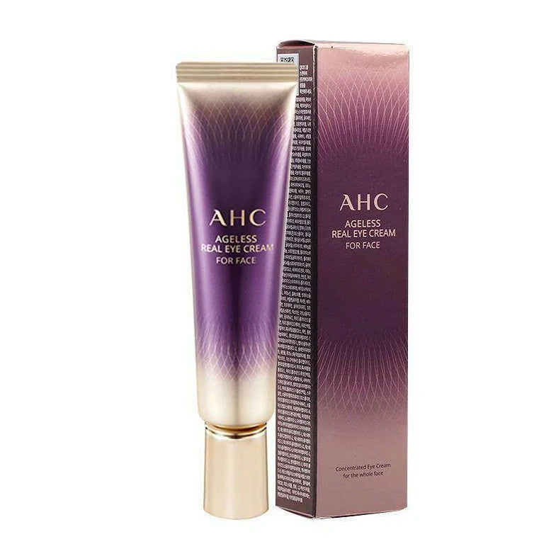 AHC - Ageless Real Eye Cream For Face with package box