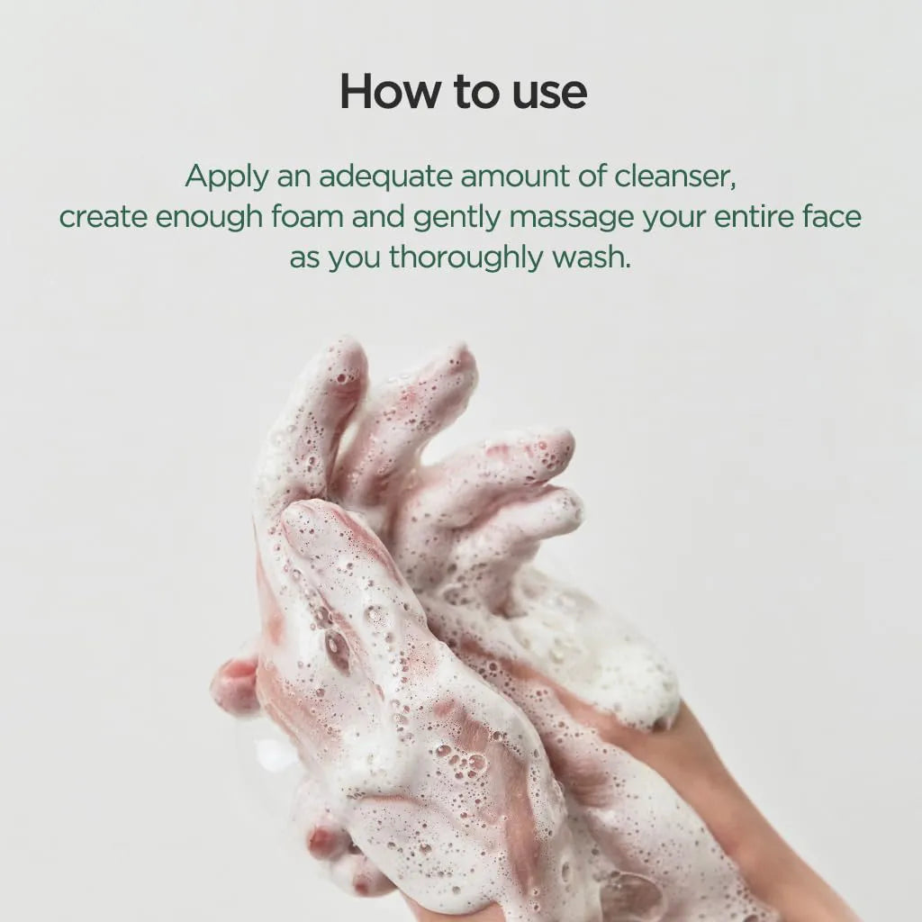 ANUA - Heartleaf Quercetinol Pore Deep Cleansing Foam How to use