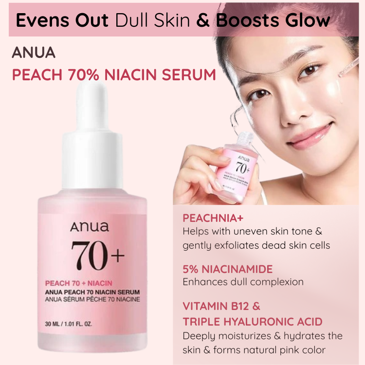 [ANUA] Peach 70 Niacinamide Serum 30ml