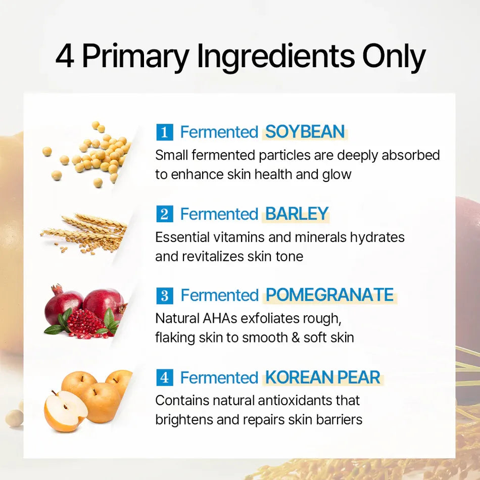 Mixsoon - Bean Essence Key ingredients Image Description