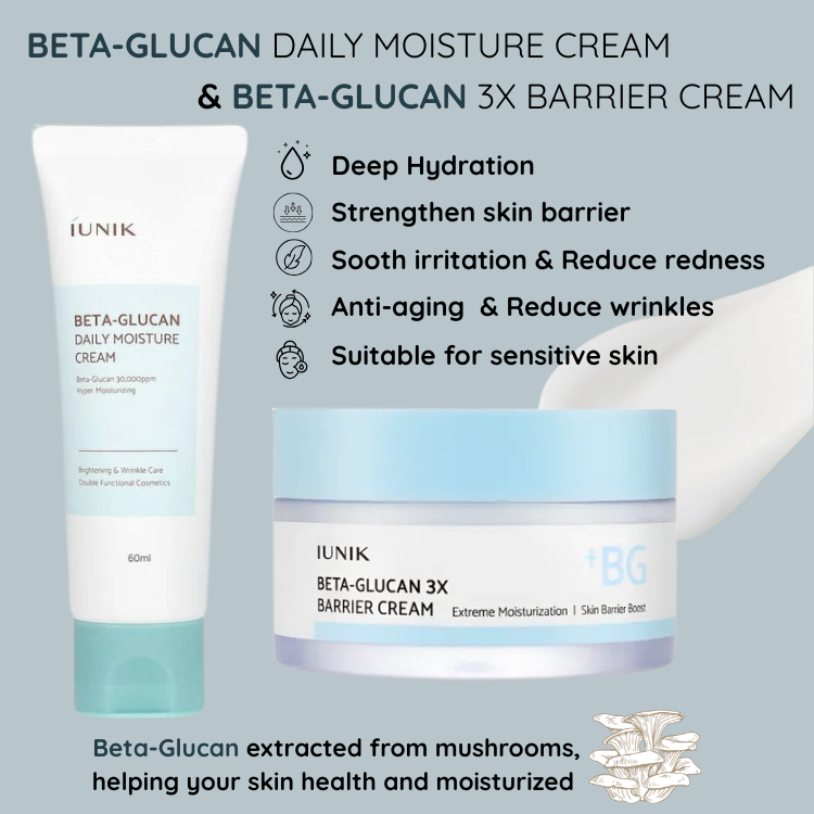 [IUNIK] Beta Glucan 3X Barrier Cream 50ml