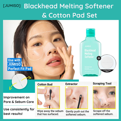 [Jumiso] Blackhead Melting Softener & Cotton Pad Set