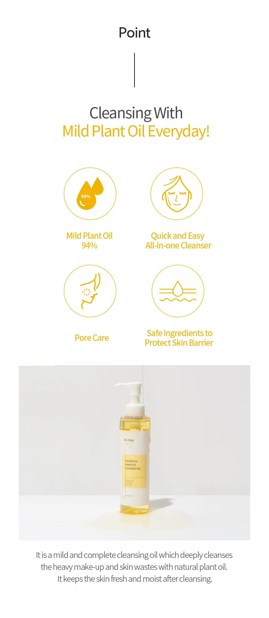 IUNIK - Calendula Complete Cleansing oil