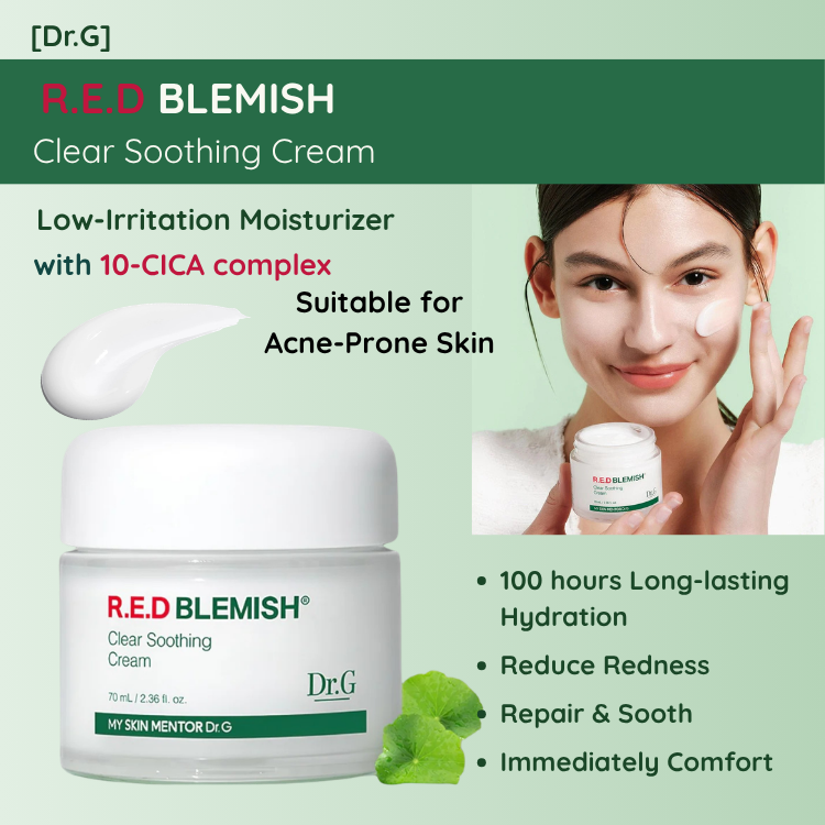 [Dr.G] Red Blemish Clear Soothing Cream 70ml