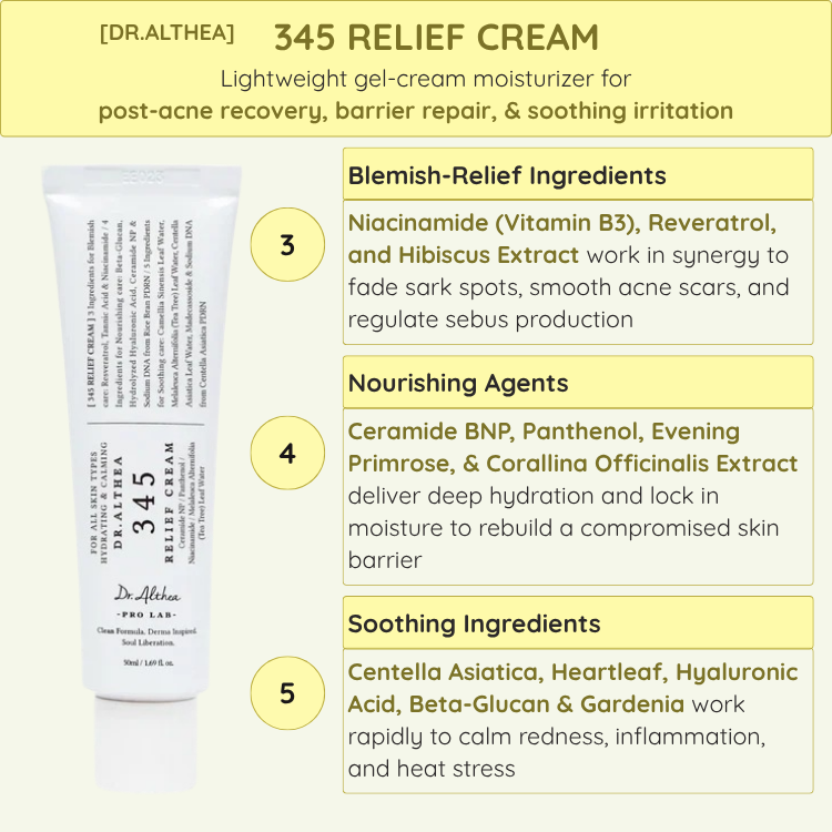 [Dr.Althea] 345 Relief Cream 50ml