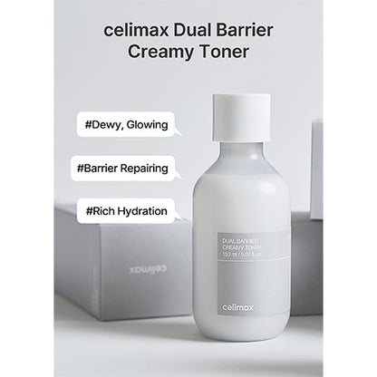 [celimax] Dual Barrier Creamy Toner 150ml