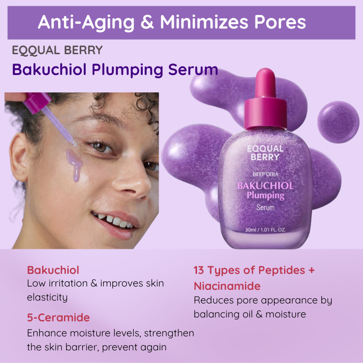 [EQQUALBERRY] Bakuchiol Plumping Serum 30ml