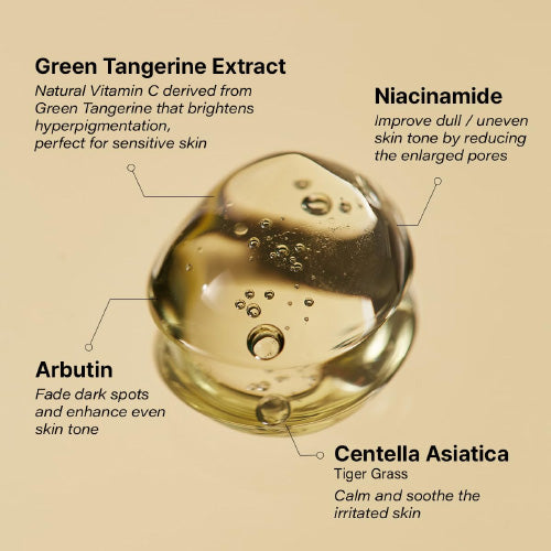 Goodal Green Tangerine Vita C Dark Spot Care Serum Key ingredients
