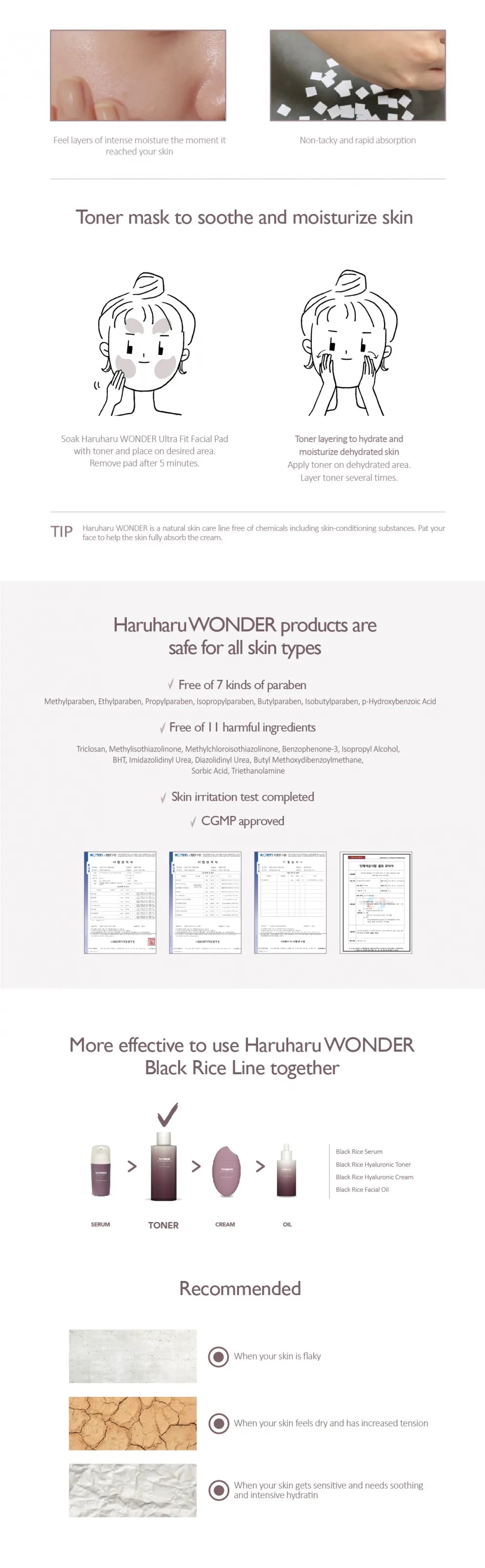 Haruharu Wonder – Black Rice Hyaluronic Toner Image Description