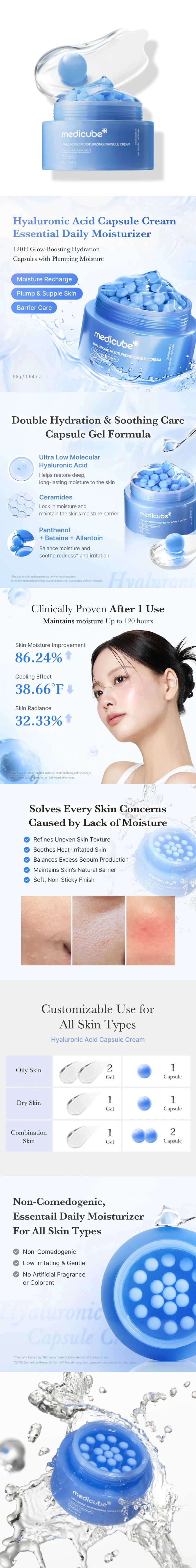 Medicube Hyaluronic Moisturizing Capsule Cream