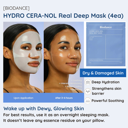 [BIODANCE] Hydro Cera-Nol Real Deep Mask (4ea)