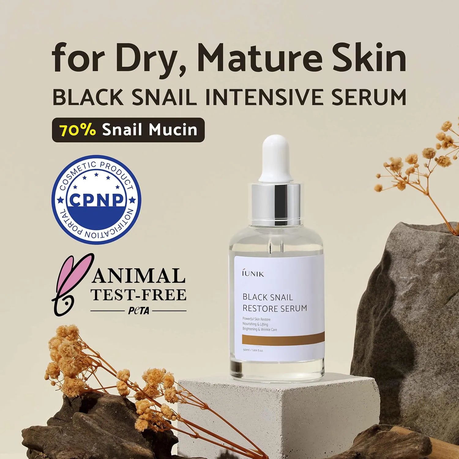 IUNIK - Black Snail Serum