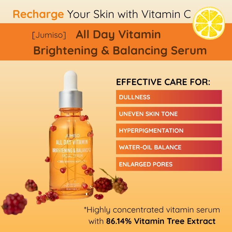 [Jumiso] All Day Vitamin Brightening & Balancing Facial Serum