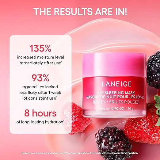 LANEIGE - Lip Sleeping Mask 20g results