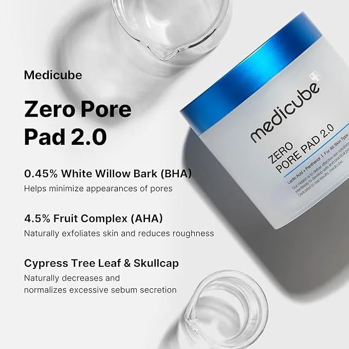 Medicube - Zero Pore Pads 2.0 Key ingredients